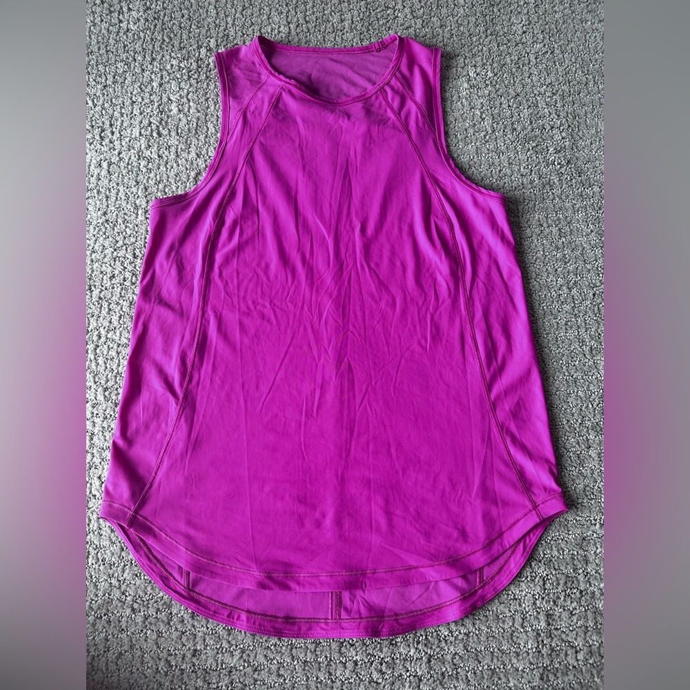 Lululemon sculpt tank top sonic pink size 4
